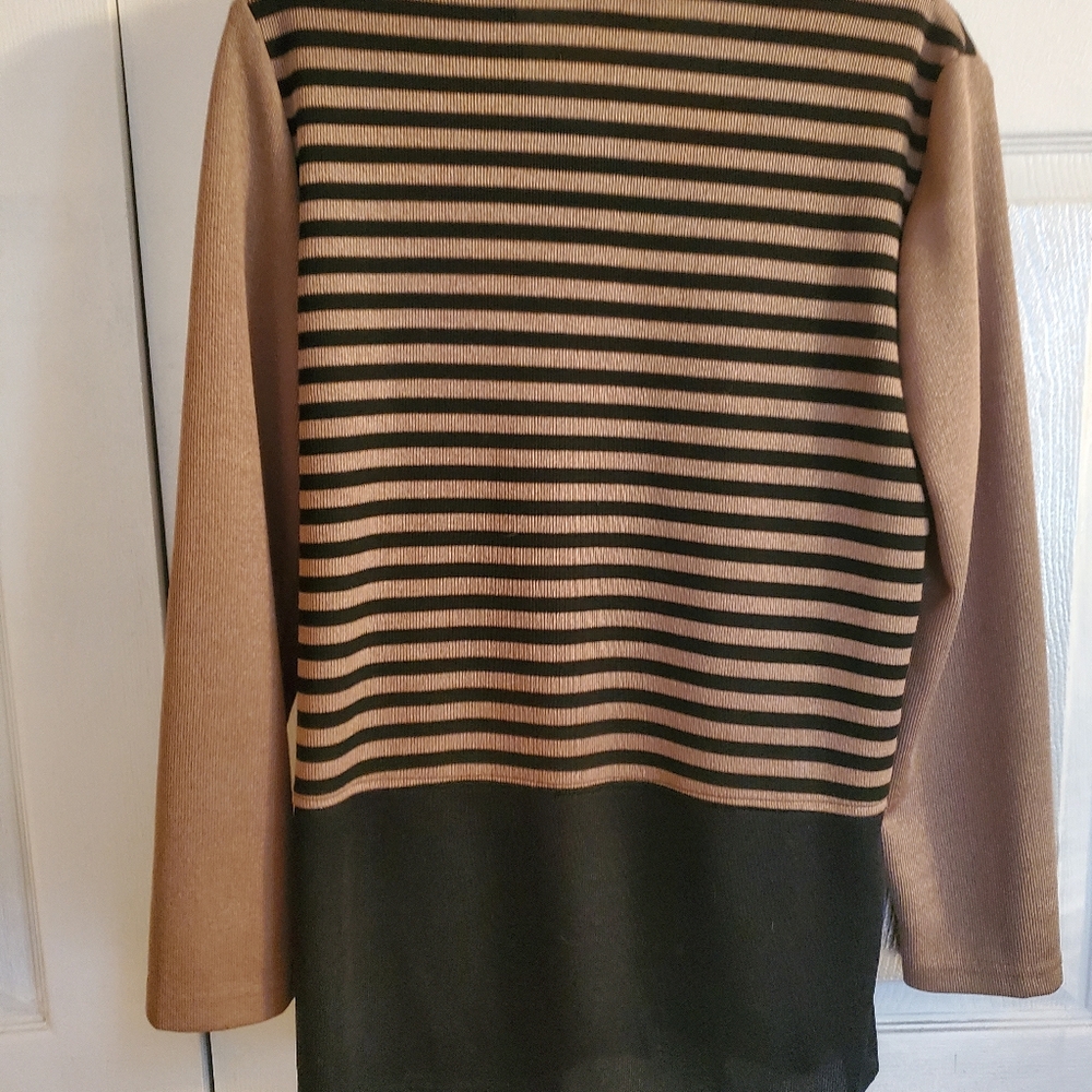 Dress Savvy Knit Top,layered Look S 10 - Picture 4 of 7